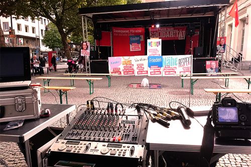 Wahlkampfveranstaltung 2017, Die Linke, Aachen